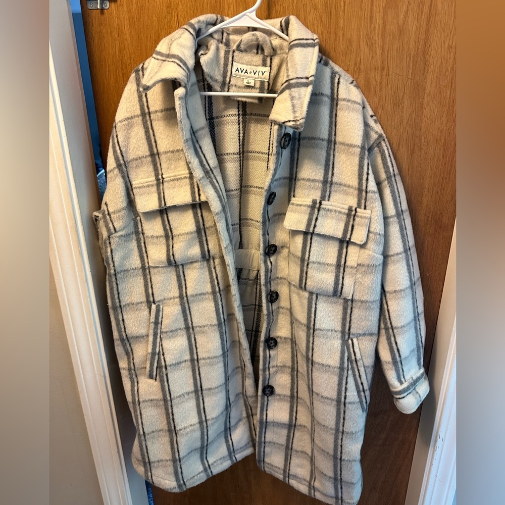 1X long coat